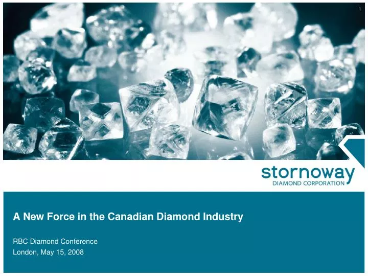 a new force in the canadian diamond industry
