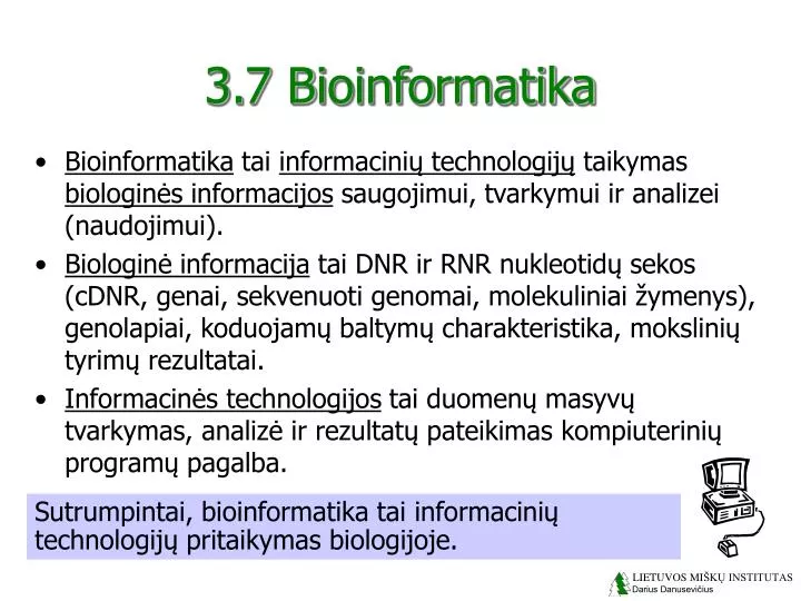 3 7 b ioinformatika