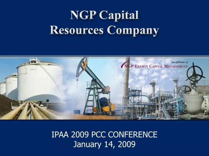 ipaa 2009 pcc conference january 14 2009