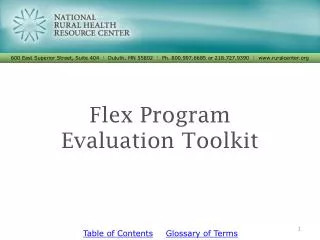 Flex Program Evaluation Toolkit