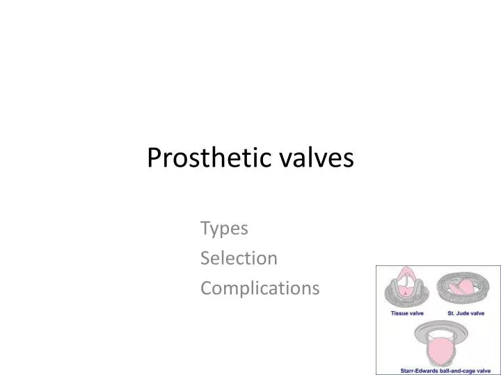 prosthetic valves