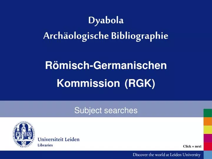 dyabola arch ologische bibliographie r misch germanischen kommission rgk