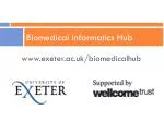 Biomedical Informatics Hub - slide 1