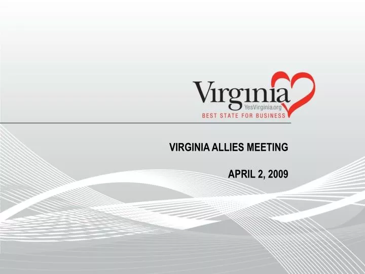 virginia allies meeting april 2 2009