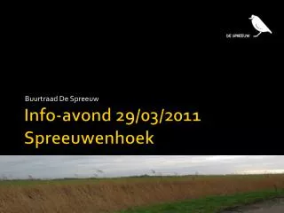 buurtraad de spreeuw