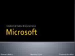 Microsoft - slide 1
