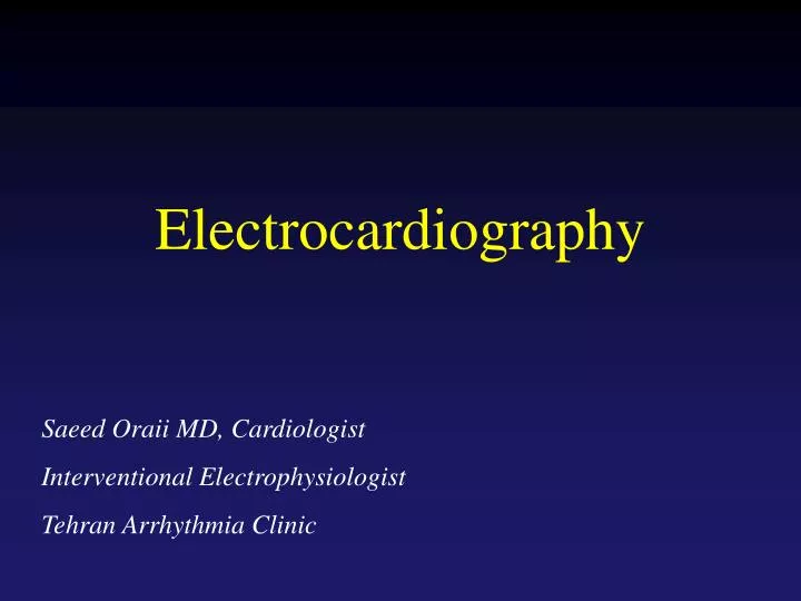 electrocardiography