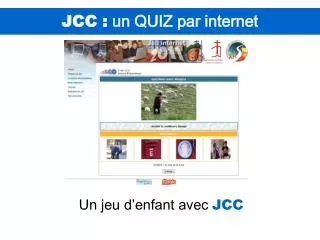jcc un quiz par internet