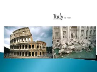 Italy by Hope