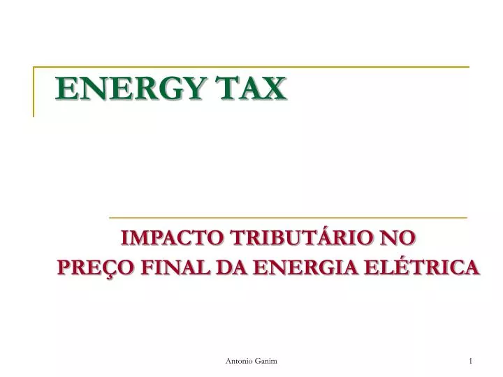 energy tax