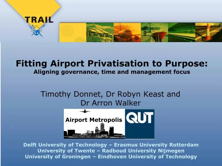 fitting airport privatisation to purpose aligning governance time and management focus