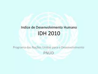 ind ce de desenvolvimento humano idh 2010