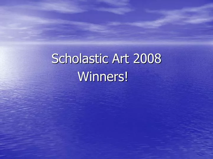 scholastic art 2008