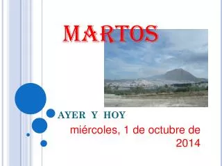 ayer y hoy