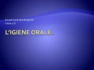 davide tua sara bulgarelli classe 2 d