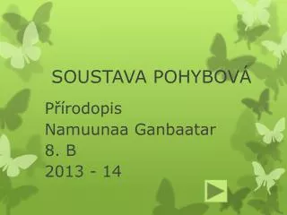 soustava pohybov