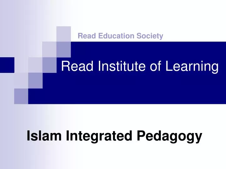 read institute of learning