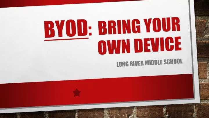 byod bring your own device
