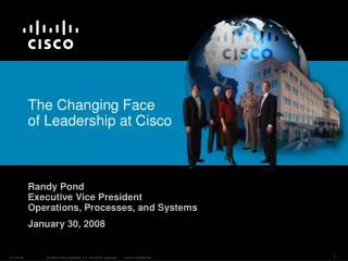 The Changing Face of Leadership at Cisco