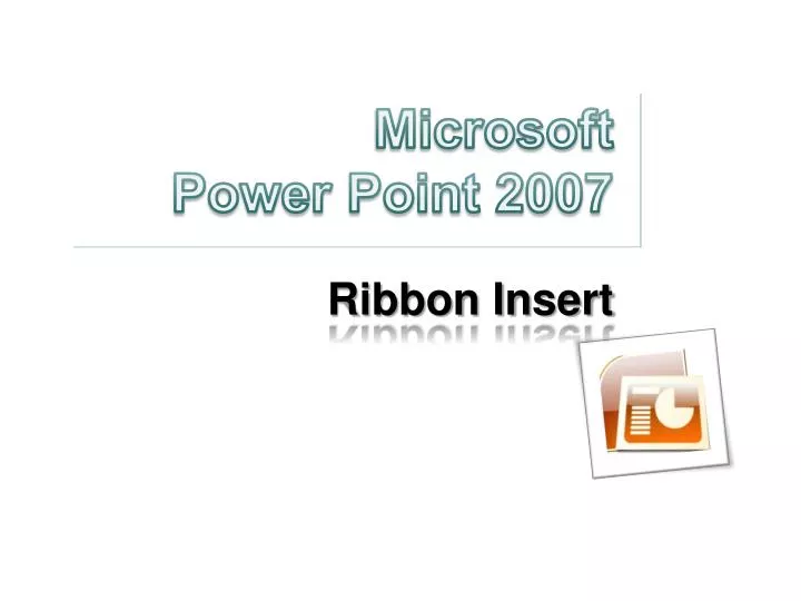 microsoft power point 2007