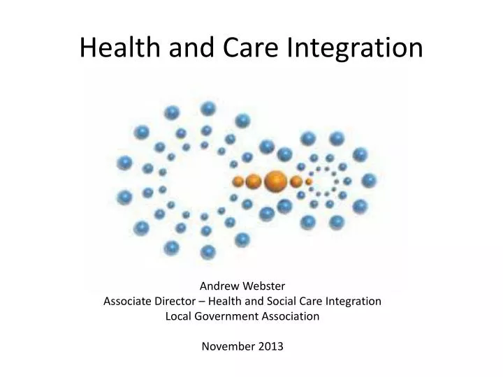 health and care integration