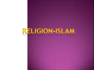 Religion-islam