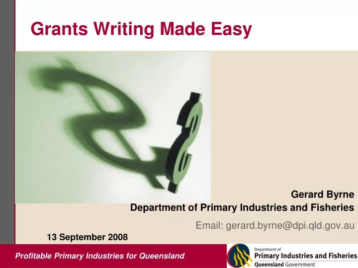 grants writing made easy