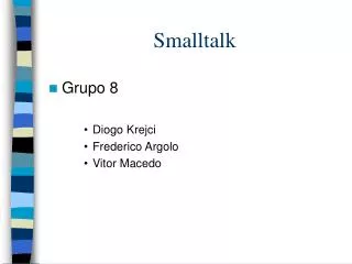 smalltalk