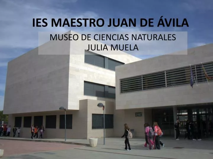 ies maestro juan de vila