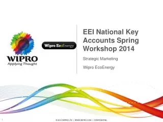 EEI National Key Accounts Spring Workshop 2014