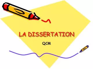 la dissertation