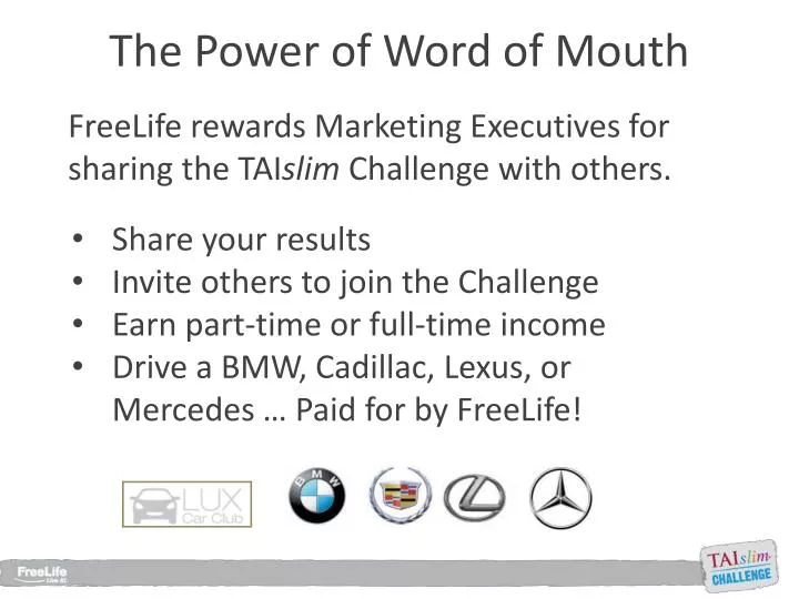 the power of word of mouth