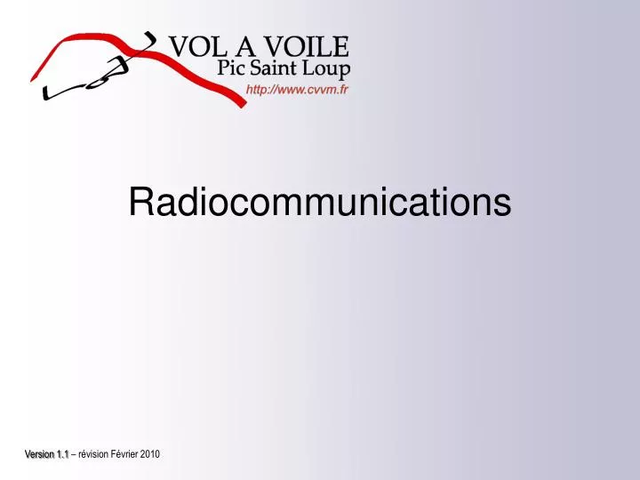 radiocommunications
