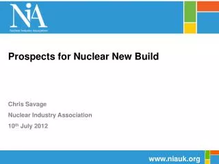 Prospects for Nuclear New Build
