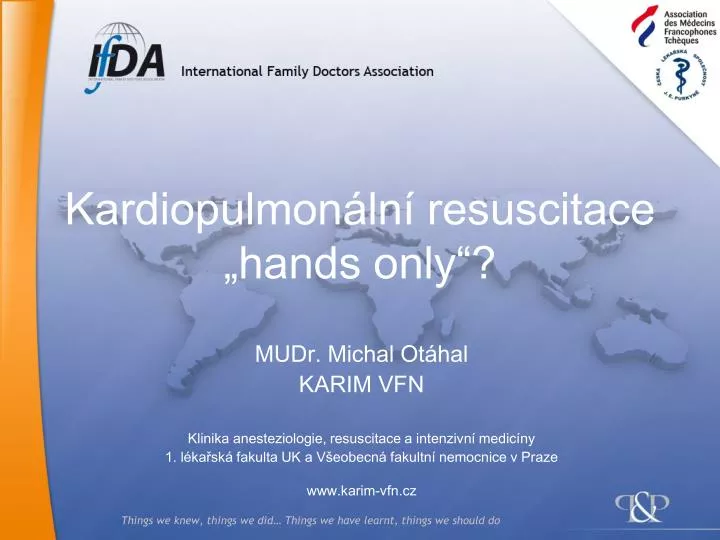 kardiopulmon ln resuscitace hands only