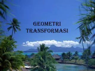 geometri transformasi