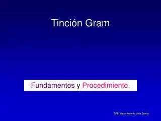 tinci n gram