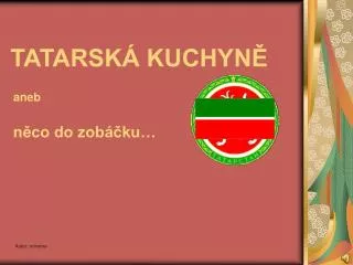 tatarsk kuchyn