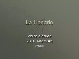 la hongrie