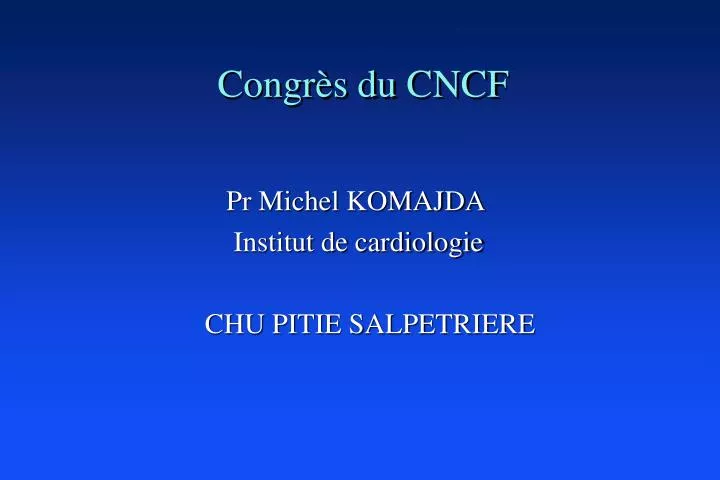 congr s du cncf