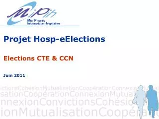projet hosp eelections