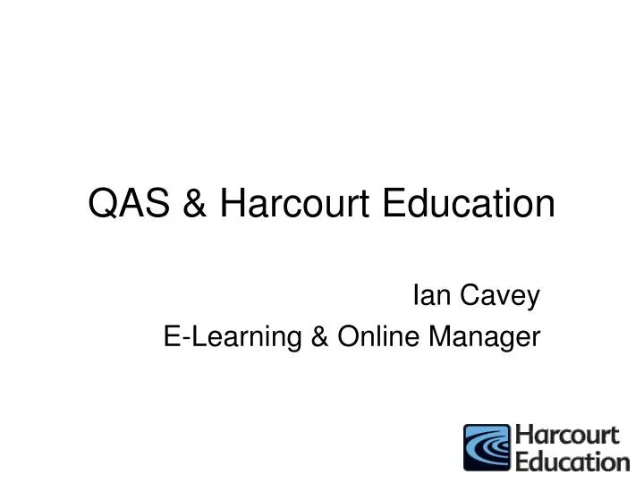 qas harcourt education