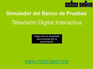 simulador del banco de pruebas