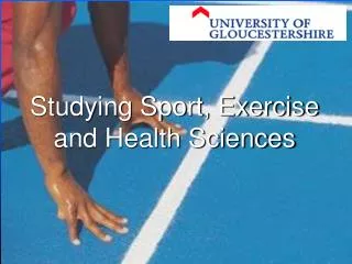 Studying Sport, Exercise and Health Sciences