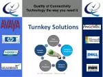 Turnkey Solutions - slide 1