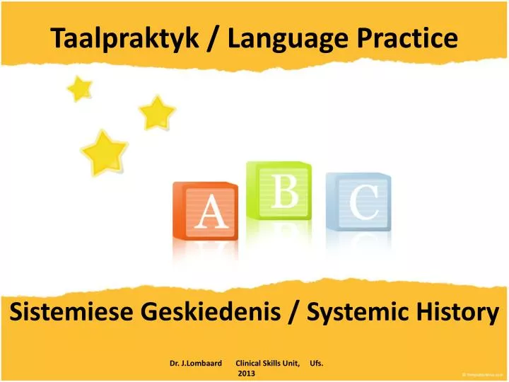 taalpraktyk language practice