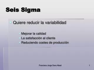 seis sigma