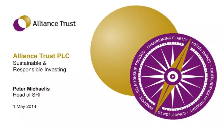 alliance trust plc sustainable responsible investing