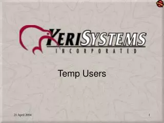 Temp Users