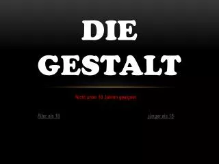 die gestalt